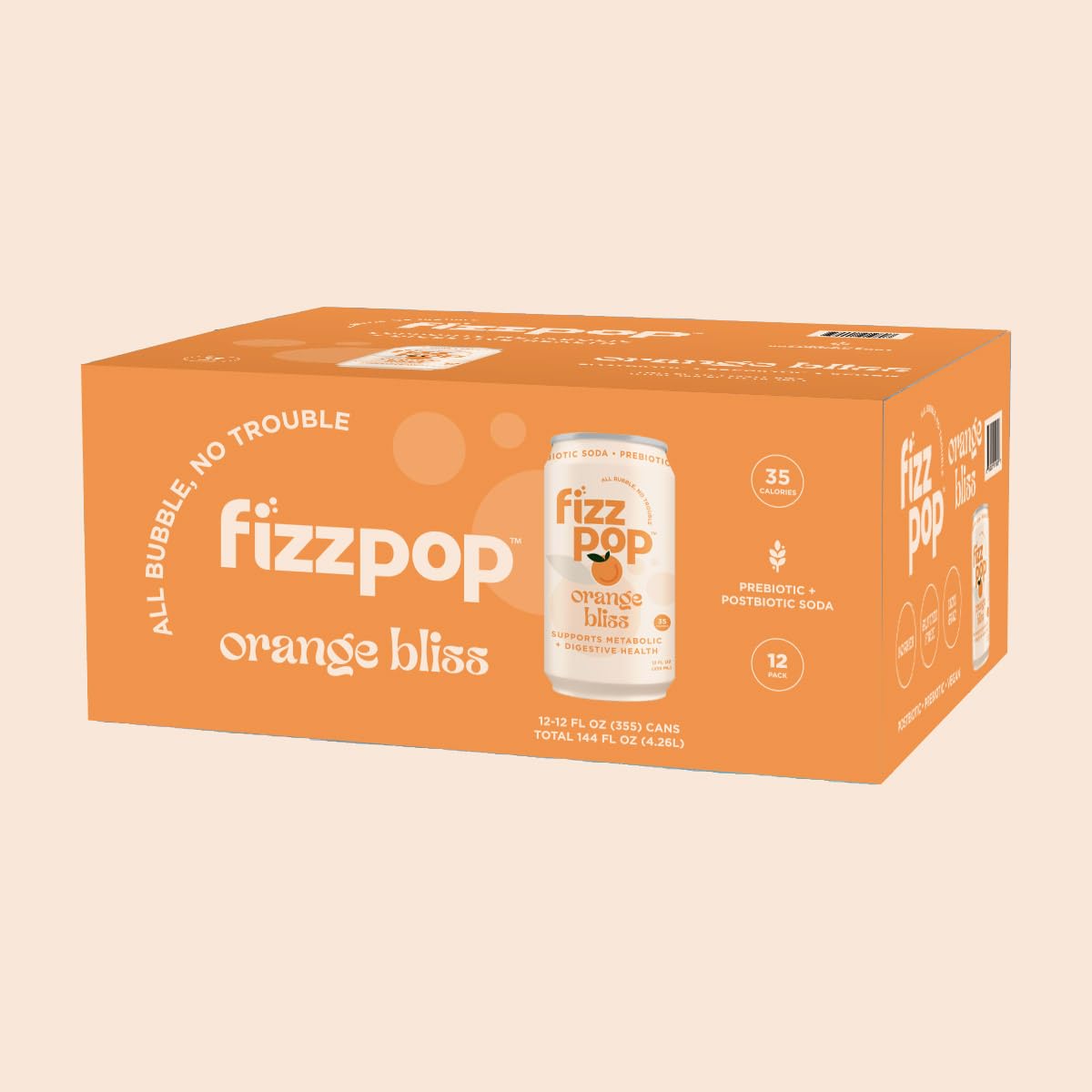 Amazon.com : Fizz Pop Metabolic Sparkling Postbiotic and Prebiotic